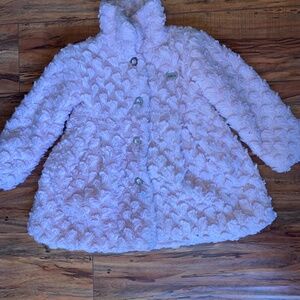 Juicy Couture Girls Pink Velour Jacket – Size 4T